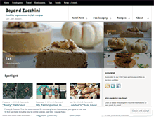 Tablet Screenshot of beyondzucchini.com
